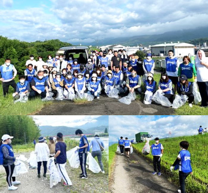 Cleanup Activity in the Yoshino River Adoption Program