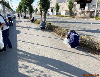 大泉町の道路愛護運動